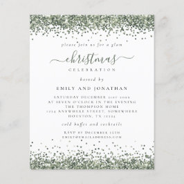 PAPEL | Invitación Blanca para Fiesta de Navidad c