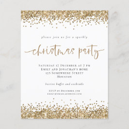 PAPEL | Invitación de fiesta de Navidad con letras