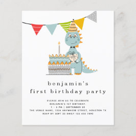 PAPEL | Invitación de primer cumpleaños a la torta