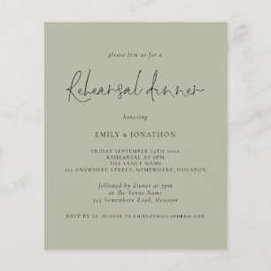 PAPEL   Invitación de sabio ligero para la cena de