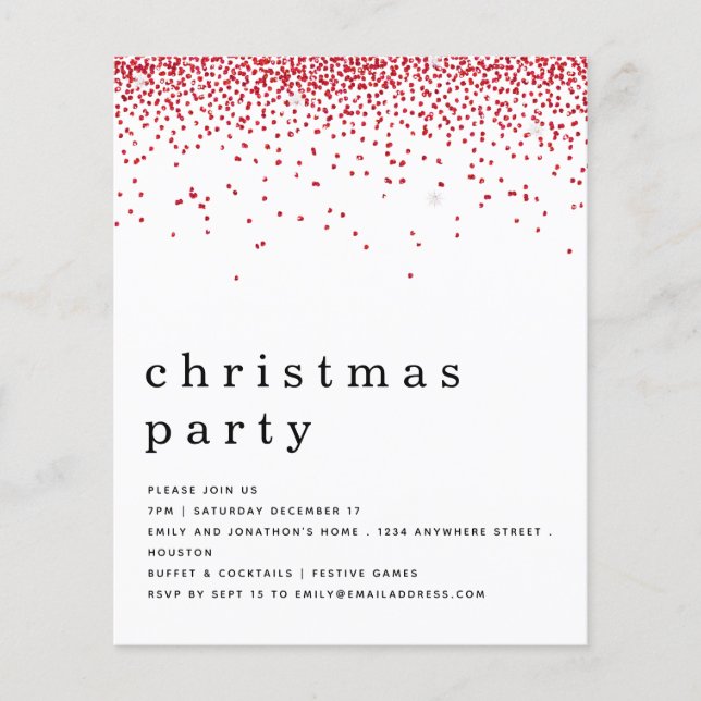PAPEL | Invitación del Partido de los Navidades Pu (Frente)
