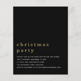 PAPEL | Invitación mínima de Fiesta de Navidades n
