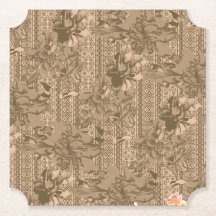 Juego de Posavasos Florales Vintage | Luxe Neutral