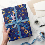 Papel Juez Giftwrapping - Estrellas judías<br><div class="desc">Arte de Estrellas Judías - Papel Giftwrapping - Orden en varios Rollos de Tamaño - Feriados Judías - Chanukah - Hanukkah - Judaica - Tema Judaico</div>