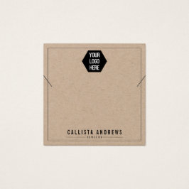 Papel Kraft Añade tu tarjeta de visualización del