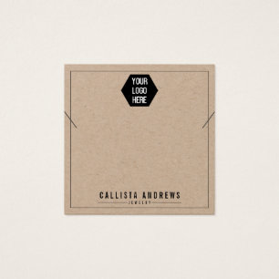 Papel Kraft Añade tu tarjeta de visualización del