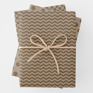 Papel Kraft Falso con Patrones de Papel Kraft Fals