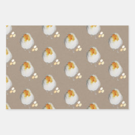 Papel kraft rústico chicharras de Pascua escondien