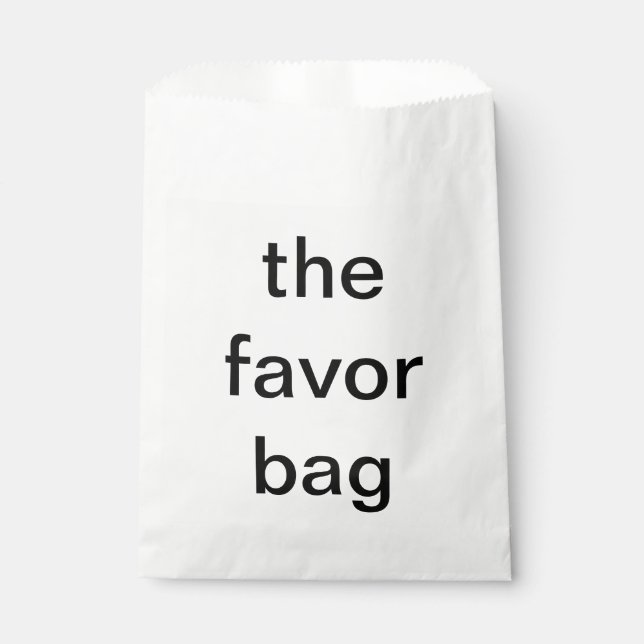 Papel la bolsa de favor (Anverso)