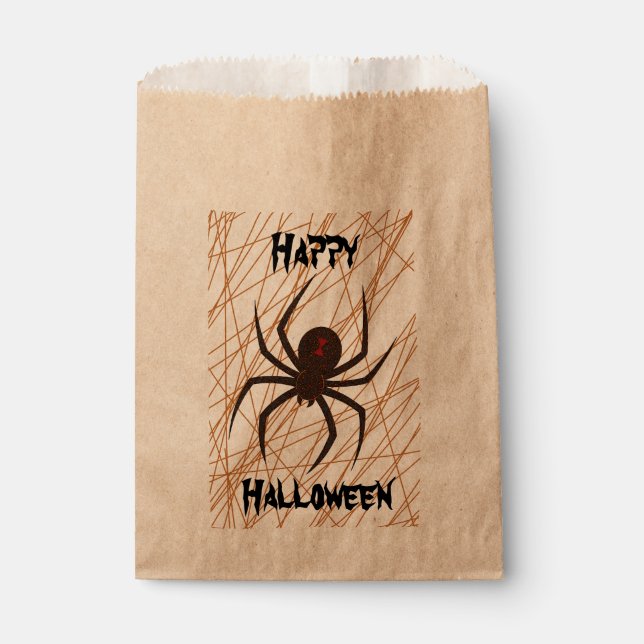 Papel La bolsa de favores de la telaraña (Anverso)