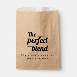 Papel La Bolsa Perfecta Boda De Mezcla De Café Favorece 