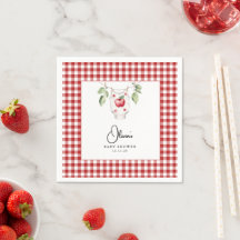 La servilleta Baby Shower de Apple of the Eye