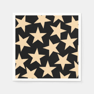 Papel La servilleta de las estrellas negras para una sof
