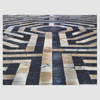 papel laberíntico de tejido de piso