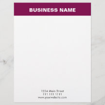 Papel letterhead de lujo burgundy dorado elegante