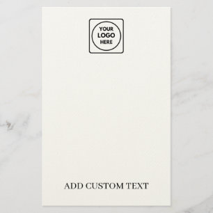 Papel letterhead promocional con logotipo personal