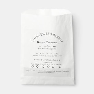 Papel Ley de Alimentos de Cottage de Texas en Bolsa