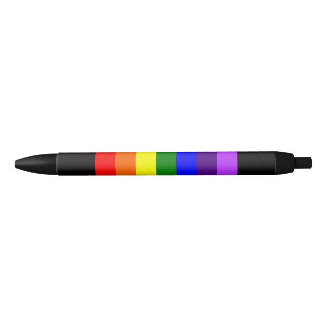 Papel LGBTQ+ arcoiris - Pluma (Anverso)
