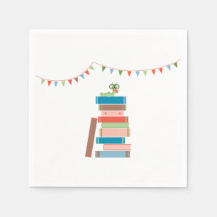Papel Libro para la servilleta de Baby Shower