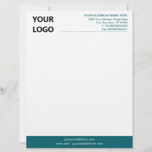Papel Membretado con Logo de Marca de Color Person