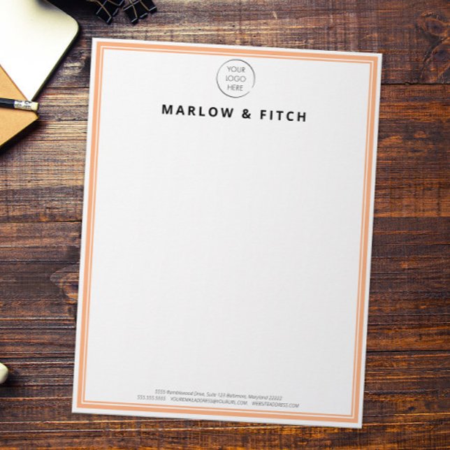 Papel membretado con logotipo de albaricoque perso (Subido por el creador)
