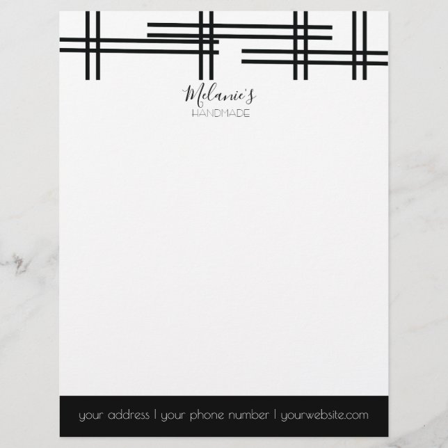 Papel Membretado con Logotipo Profesional - Estilo (Anverso)