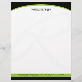 Papel Membretado con Monograma Profesional