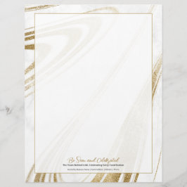 Papel Membretado Elegante para Reconocimiento de E
