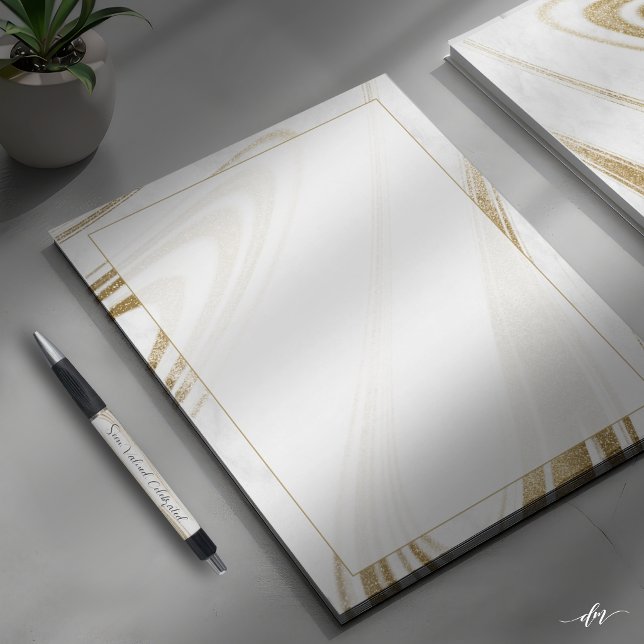 Papel Membretado Elegante para Reconocimiento de E (Premium stationery designed for polished business communication and professional presentation.)