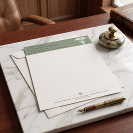Papel Membretado Formal de Clínica Veterinaria DVM