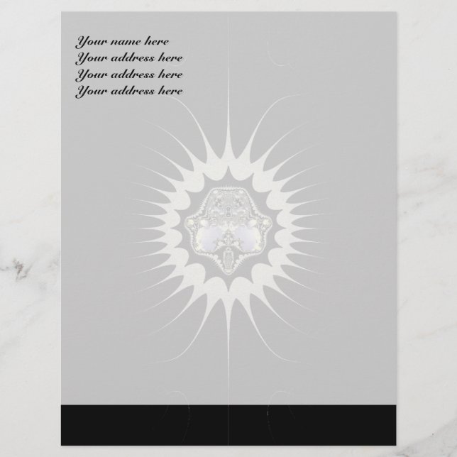Papel Membretado Personalizado Espacio Dorado (Anverso)