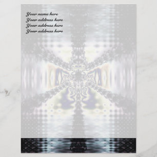 Papel Membretado Personalizado Espacio Púrpura
