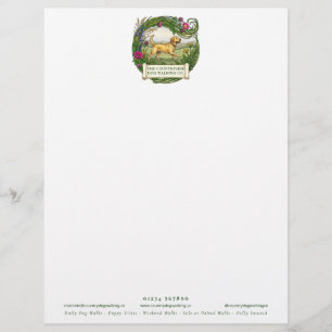 Papel Membretado Personalizado para Paseador de Pe