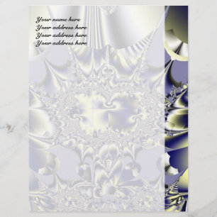 Papel Membretado Personalizado Purple Chaos