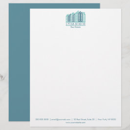 Papel Membretado Profesional de Bienes Raíces