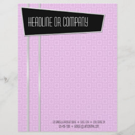 Papel membretado retro-fabuloso de 2 caras