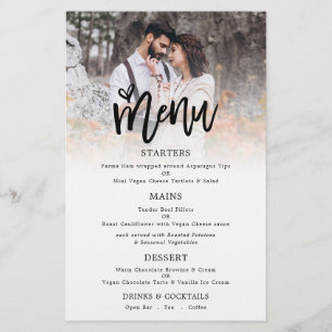 PAPEL Menú Boda de guión gráfico