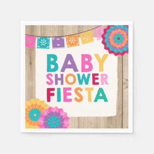 Papel Mexicano Baby Shower de la servilleta de Baby