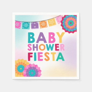 Papel Mexicano Baby Shower de la servilleta de Baby