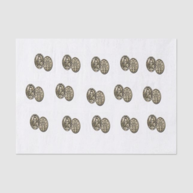 Papel milagroso de papel de tejido de Medalla (Anverso)