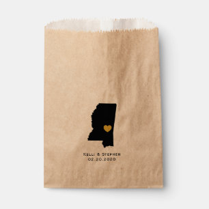 Papel Mississippi Boda Favor de Tratamiento Sacks, Bolsa