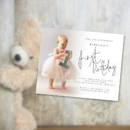 PAPEL | Moderno resumen fotográfico Invitación de 