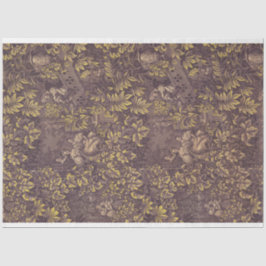 Papel morado y dorado desacoplable