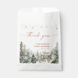Papel Navidades de invierno Bolsa favorita de Baby Showe