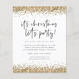 PAPEL | Navidades Purpurinas de oro inviten al Fie