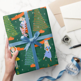 Papel navideño nutcracker