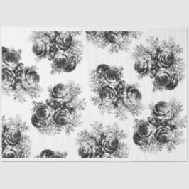 Papel negro y blanco de color rosa