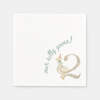 Papel Nuestra servilleta de cumpleaños número 2