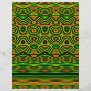 Papel Origami, Arte Tribal Digital Abstracto, Verd