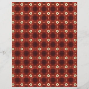 Papel Origami Tan Negro Rojo Personalizable Arte H